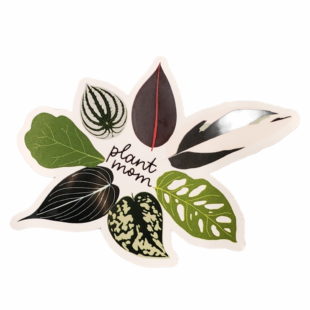 Plant mom sticker